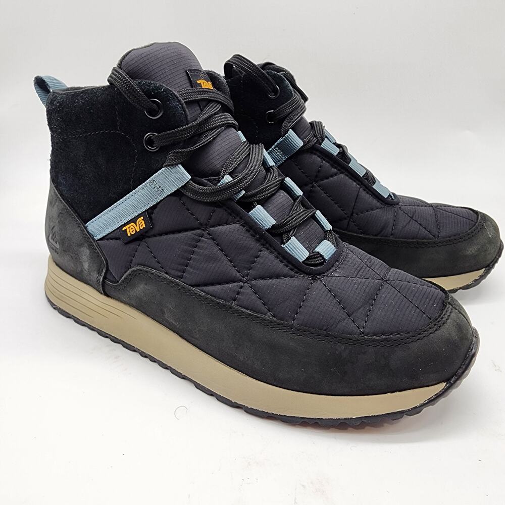 Teva Ember Commute Boots‎ Women's 8 Waterproof Navy Lace-up Shoes